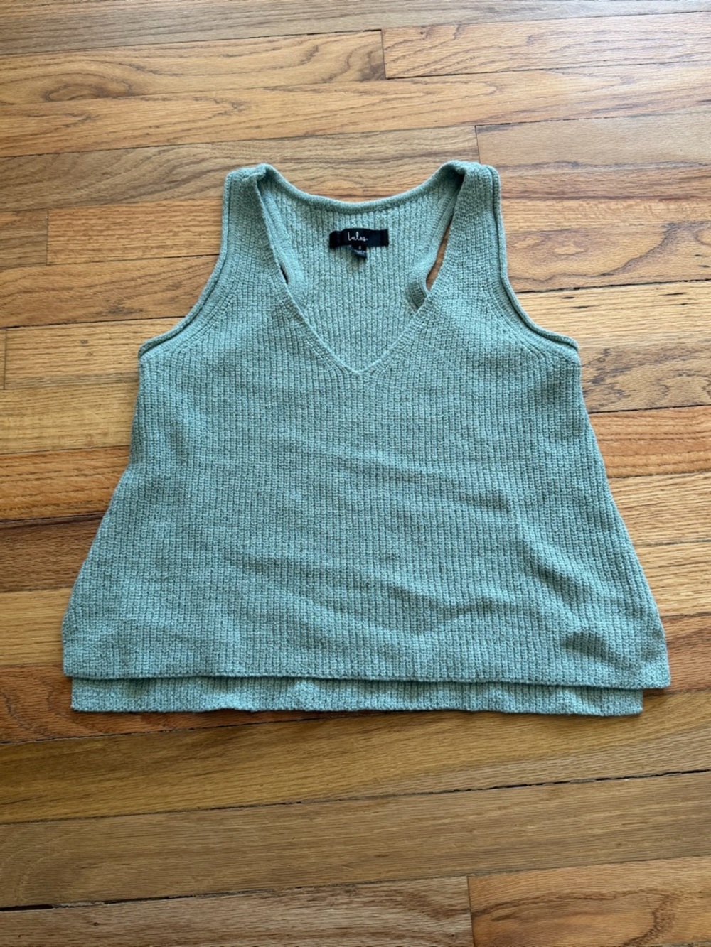 Lulus Sage Green Tank Top Size Small